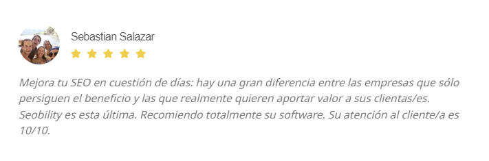 Sebastian Salazar - Mejora tu SEO en cuestión de días.